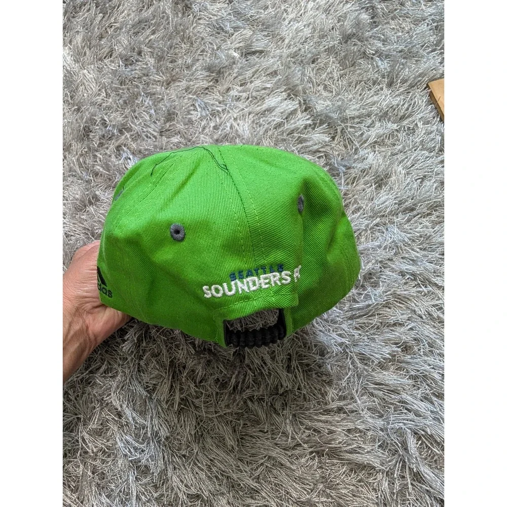 Seattle Sounders FC Adidas Infant Snapback Hat Green Gray MLS Soccer‎ Cap